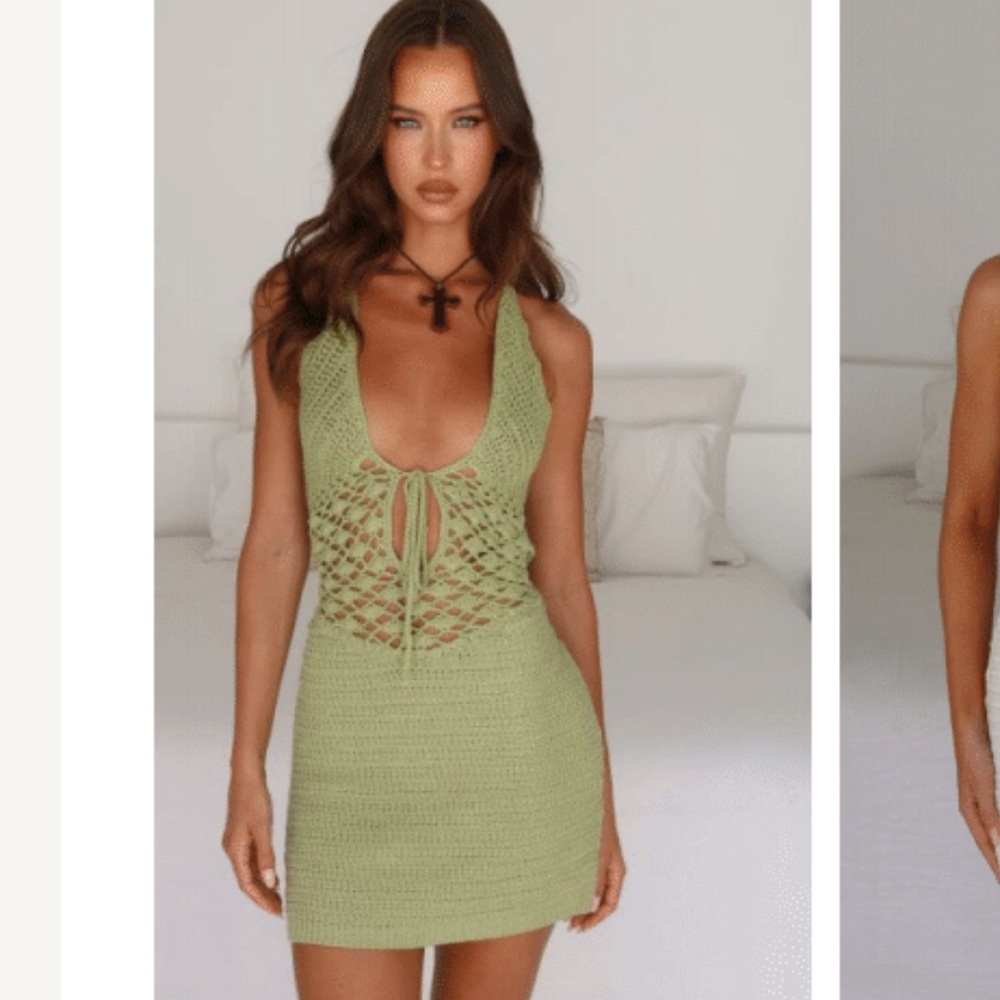 Tiger Mist crochet Dress